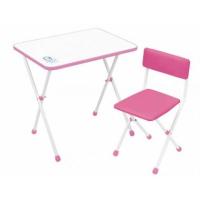 Комплект детской мебели, цвет: розовый