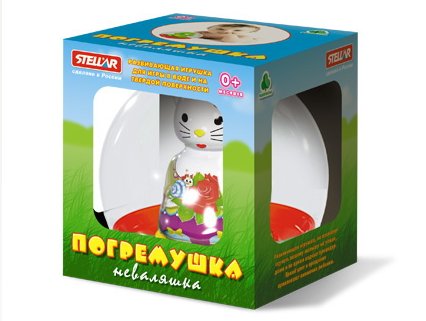 Погремушка Неваляшка "Кошечка"