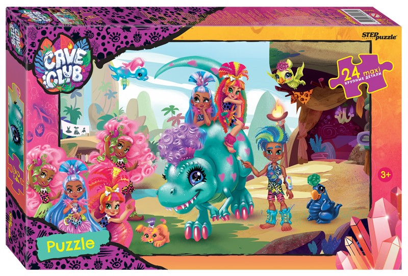 Мозаика "puzzle" maxi 24 "Cave Club" (Mattel)