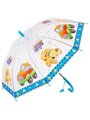 Зонтик детский (полуавтоматический), диаметр 78 см, 4 цвета в ассортименте