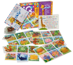 Пластиковое лото для малышей (нов) 3+ Играем в прятки. Кто это спрятался?