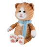 Мягкая Игрушка Maxitoys Luxury, Кот Рыжик в Шарфе, 20 см