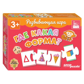 Развивающая игра "Где какая форма?" (IQ step)