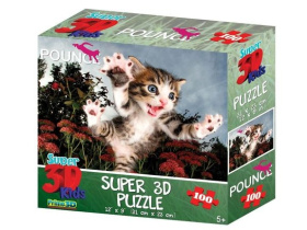3D Puzzle-100 "Пушистый охотник"