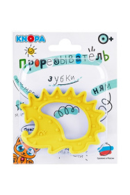 Прорезыватель "Ежик" КНОПА, цвета в ассорт.