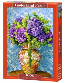 Puzzle-1000 "Букет из гортензии"
