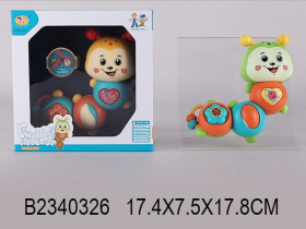 Игрушка развивающая "Гусеничка", световые и звуковые эффекты