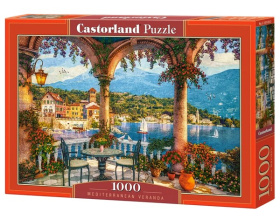 Puzzle-1000 "Веранда средиземноморья"