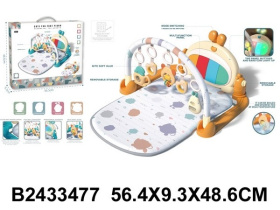 Развивающий игровой коврик для малышей, световые и звуковые эффекты