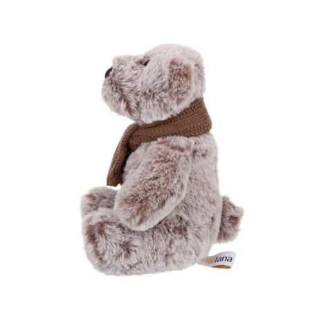 Мишка в коричневом шарфике, 18 см