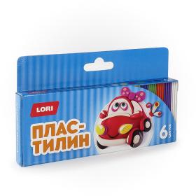 Пластилин Детский 6 цветов