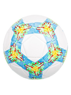 Мяч футбольный EVA, двухслойный, вес 310 гр, 4 цв. в ассорт., диаметр 22 см, 21*17*10 см