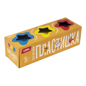 Тесто для лепки Набор №18, 3 цвета