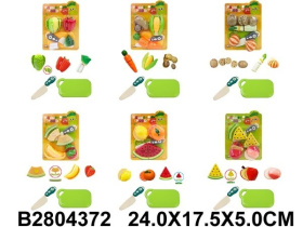 Набор "Продукты", на липучках, 6 видов в ассортименте