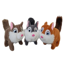 Игрушка мягкая "Белочка", функциональная, 3 цвета в ассортименте