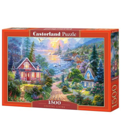 Puzzle-1500 "Прибрежный городок"
