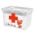 Коробка для аптечки со вставкой и декором "Ми-Ми-Мишки", 6,65 л, цвет: белый