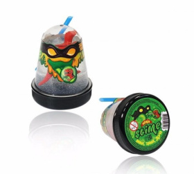 Слайм "Slime Ninja"с фигуркой динозавра