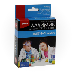 Химические опыты. Лава синяя