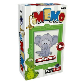 Настольная игра "МЕМО. Животные"