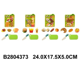 Набор "Продукты", на липучках, 4 вида в ассортименте