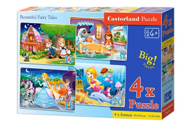 Puzzle-8*12*15*20 "Сказки" (4 в 1)