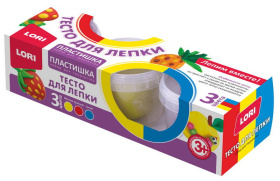 Тесто для лепки Набор №18, 3 цвета