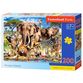 Puzzle-200 "Животные Саванны"