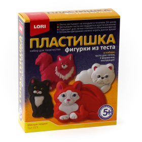 Фигурки из теста "Милые кошки"