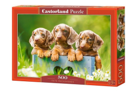 Puzzle-500 "Симпатичные таксы"