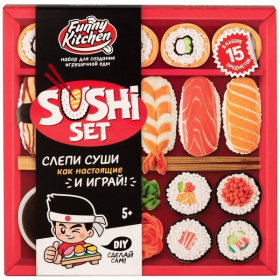 Наборы модели «Slime Лаборатория» Funny Kitchen Sushi set