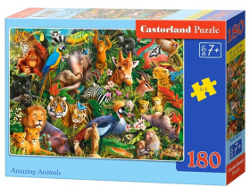 Puzzle-180 "Удивительные животные"
