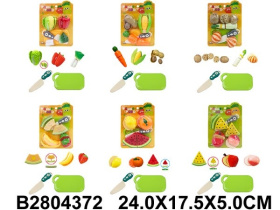 Набор "Продукты", на липучках, 6 видов в ассортименте