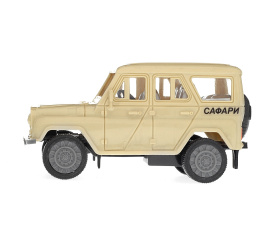 Джип мал. инерц. "Сафари"АВТОRus" размер машинки: 11*4,6*5,4 см. на блист. 14*12*5 см.