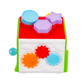 Игровой центр Elefantino "Музыкальный домик", забавные звуки, голоса животных, колыбельные, сортер Игровой центр Elefantino "Музыкальный домик", забавные звуки, голоса животных, колыбельные, сортер