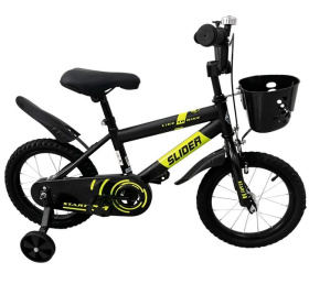 Велосипед 2-х колесный "Slider Start 14" с дополнительными колёсами Велосипед 2-х колесный "Slider Start 14" с дополнительными колёсами
