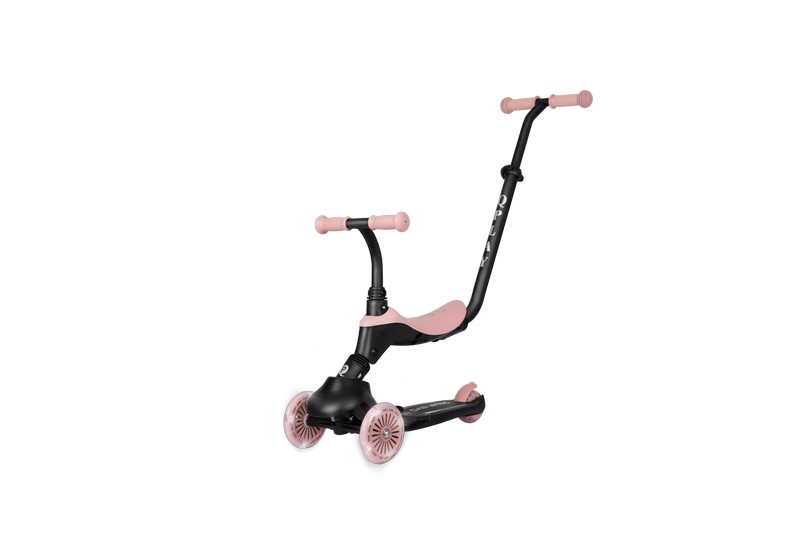 Самокат 5в1 трехколесный "Qplay" светящиеся колеса