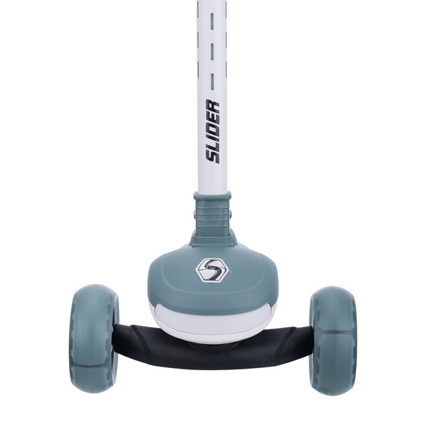 Самокат трехколесный Slider, светящиеся полиуретановые колёса и платформа, руль складной Самокат трехколесный Slider, светящиеся полиуретановые колёса и платформа, руль складной