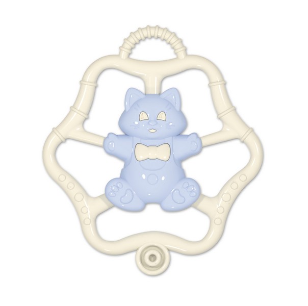 Погремушка-прорезыватель "Солнечные зверята". Коллекция «Зефир»