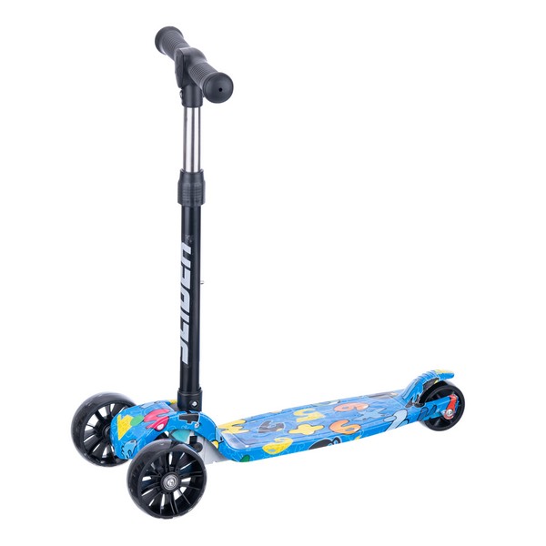 Самокат трехколесный Slider, колеса светящиеся