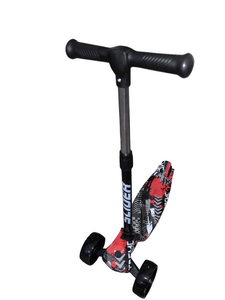 Самокат трехколесный Slider, колеса светящиеся