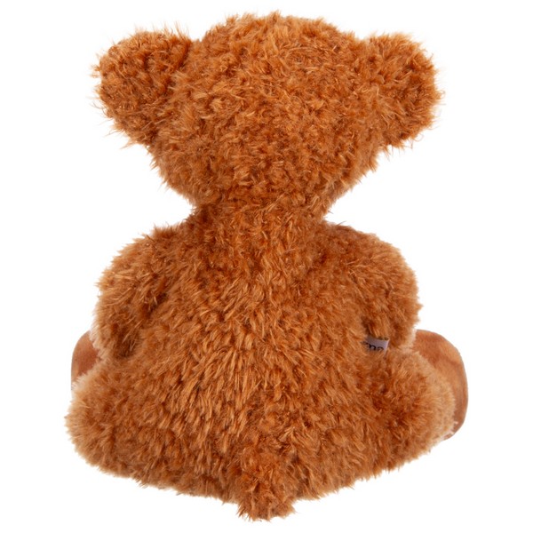 Мишка коричневый с сердцем, 24 см