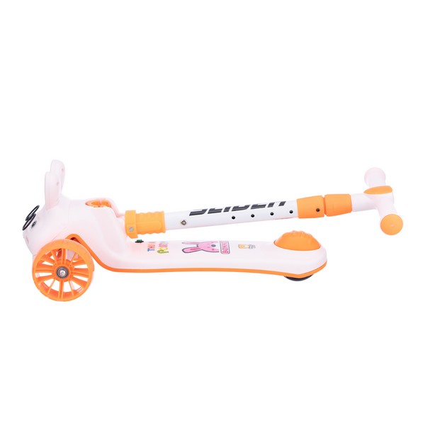 Самокат трехколесный Slider, колеса светящиеся, руль складной