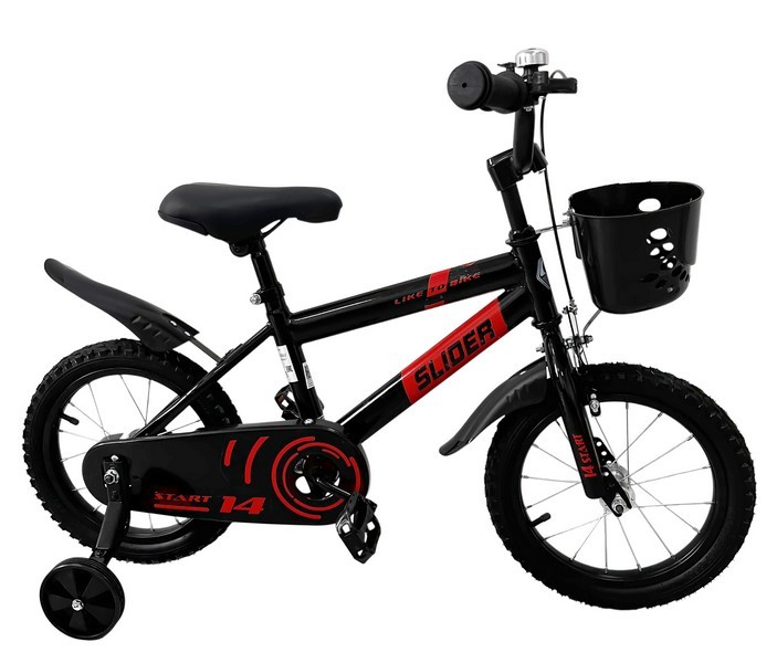 Велосипед 2-х колесный "Slider Start 14" с дополнительными колёсами