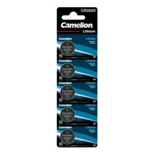 Батарейка литиевая (5 шт на блист.) 3V "Camelion CR2025 BL-5", на картоне 0,3*19*5,5 см Батарейка литиевая (5 шт на блист.) 3V "Camelion CR2025 BL-5", на картоне 0,3*19*5,5 см