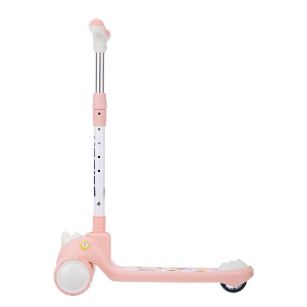 Самокат трехколесный Slider, колеса светящиеся, руль складной