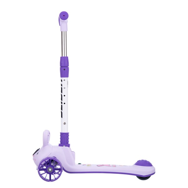 Самокат трехколесный Slider, колеса светящиеся, руль складной