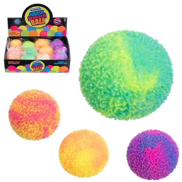 Мяч-антистресс, 4 цвета в ассортименте, размер: 6 см