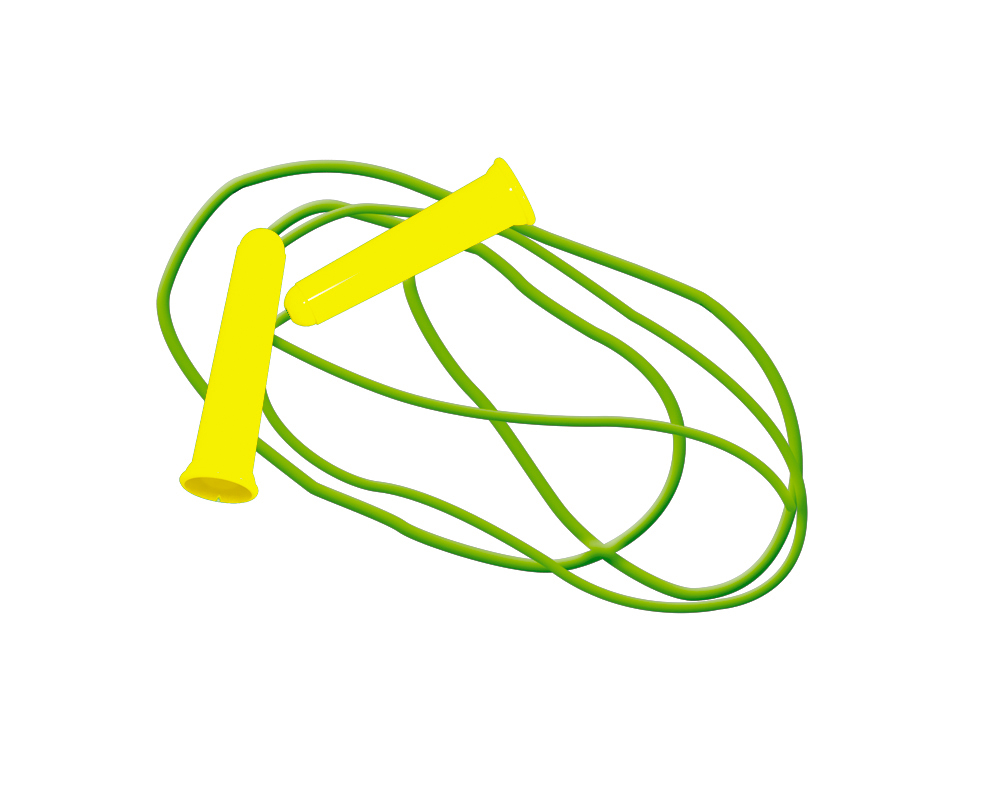 Скакалка 2,2 м тонкая, 4 цвета в ассортименте