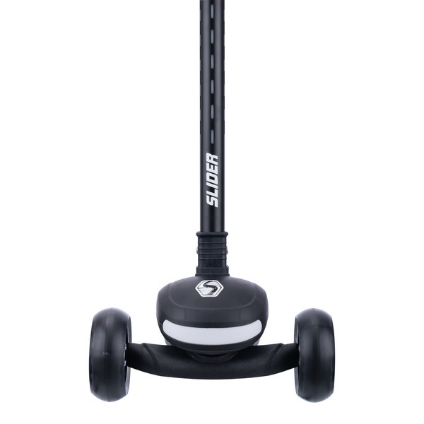 Самокат трехколесный Slider, светящиеся полиуретановые колёса и платформа, руль складной Самокат трехколесный Slider, светящиеся полиуретановые колёса и платформа, руль складной